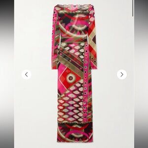 PUCCI
Vivara printed tulle maxi dress